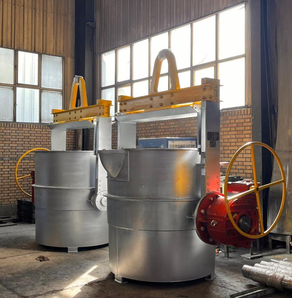 پاتیل های ذوب با ظرفیت های مختلف